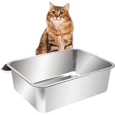 stainless steel litter box extra large|iprimio stainless steel litter box.